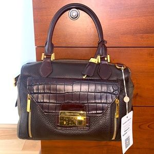 Michael Kors Collection Dark Brown Satchel